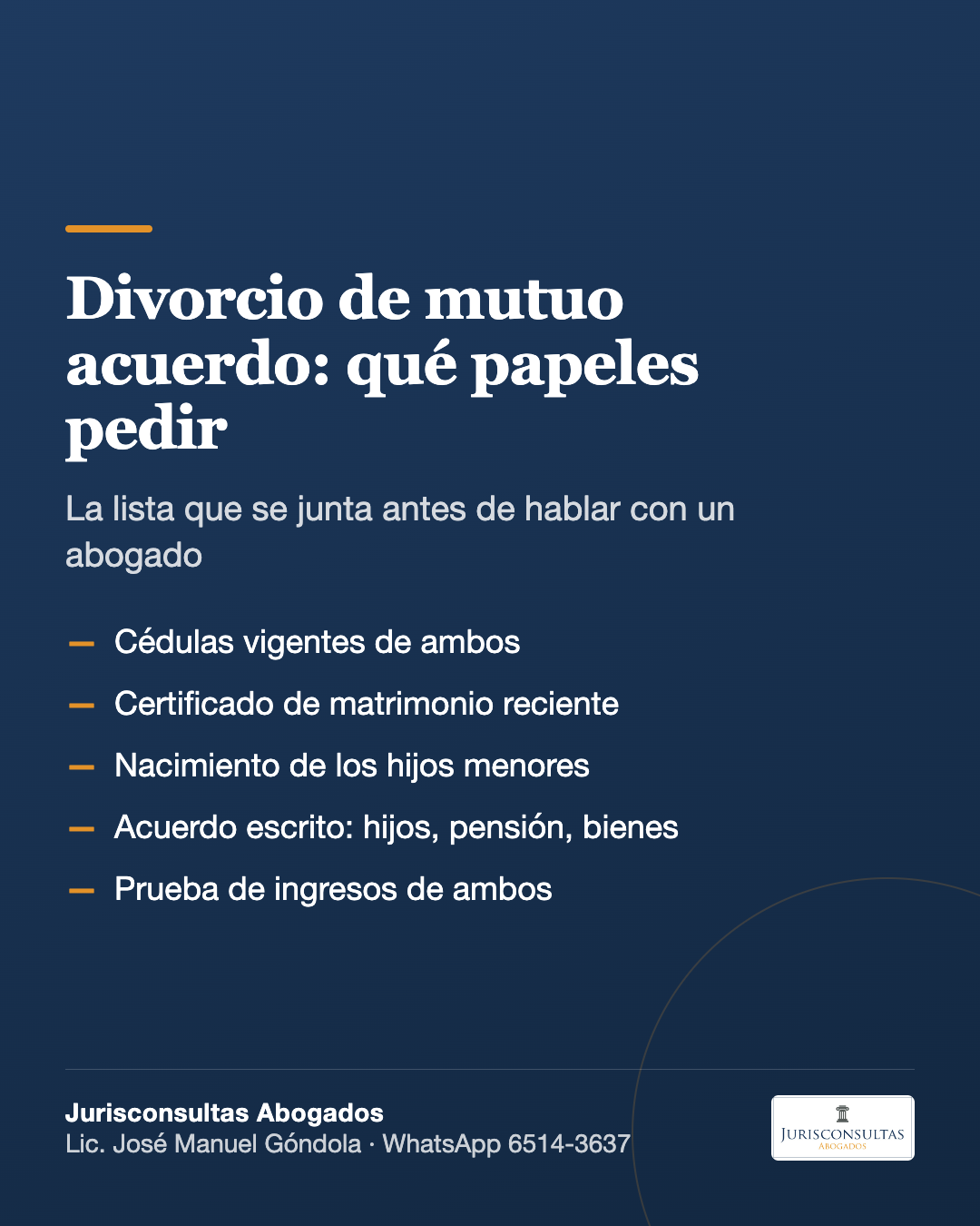 Divorcio por mutuo acuerdo en Panamá: qué papeles necesita y cuánto tarda